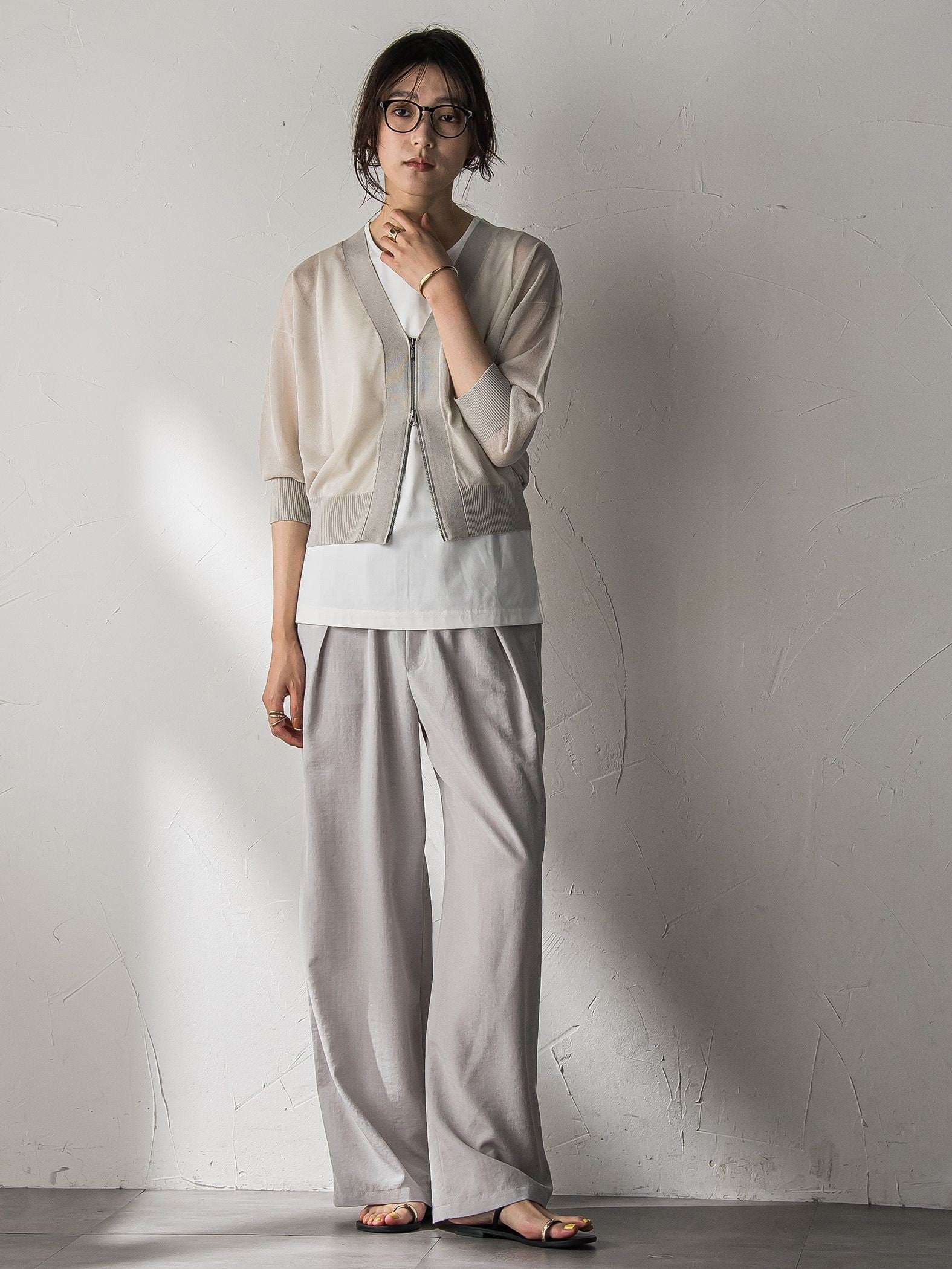 【新色追加】イージーワイドパンツ≪手洗い可能 / セットアップ対応≫