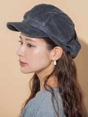 【KOREAN ITEM】コーデュロイキャスケット