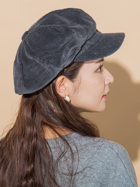 【KOREAN ITEM】コーデュロイキャスケット