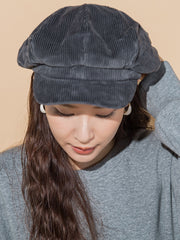 【KOREAN ITEM】コーデュロイキャスケット