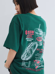 【Red Dogs】メニュープリントTシャツ≪洗濯機で洗える≫