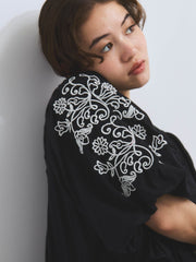 インド刺繍ワンピース≪手洗い可能≫