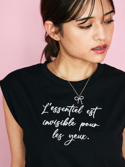 3DフロッキーノースリTシャツ≪洗濯機で洗える≫