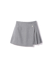 巻きスカートセンタープレスパンツ≪手洗い可能≫