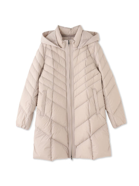 【ロング丈】ストレッチダウンコート
