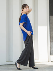 【WEB限定】ゆったりシルエットカットソー≪洗濯機で洗える≫