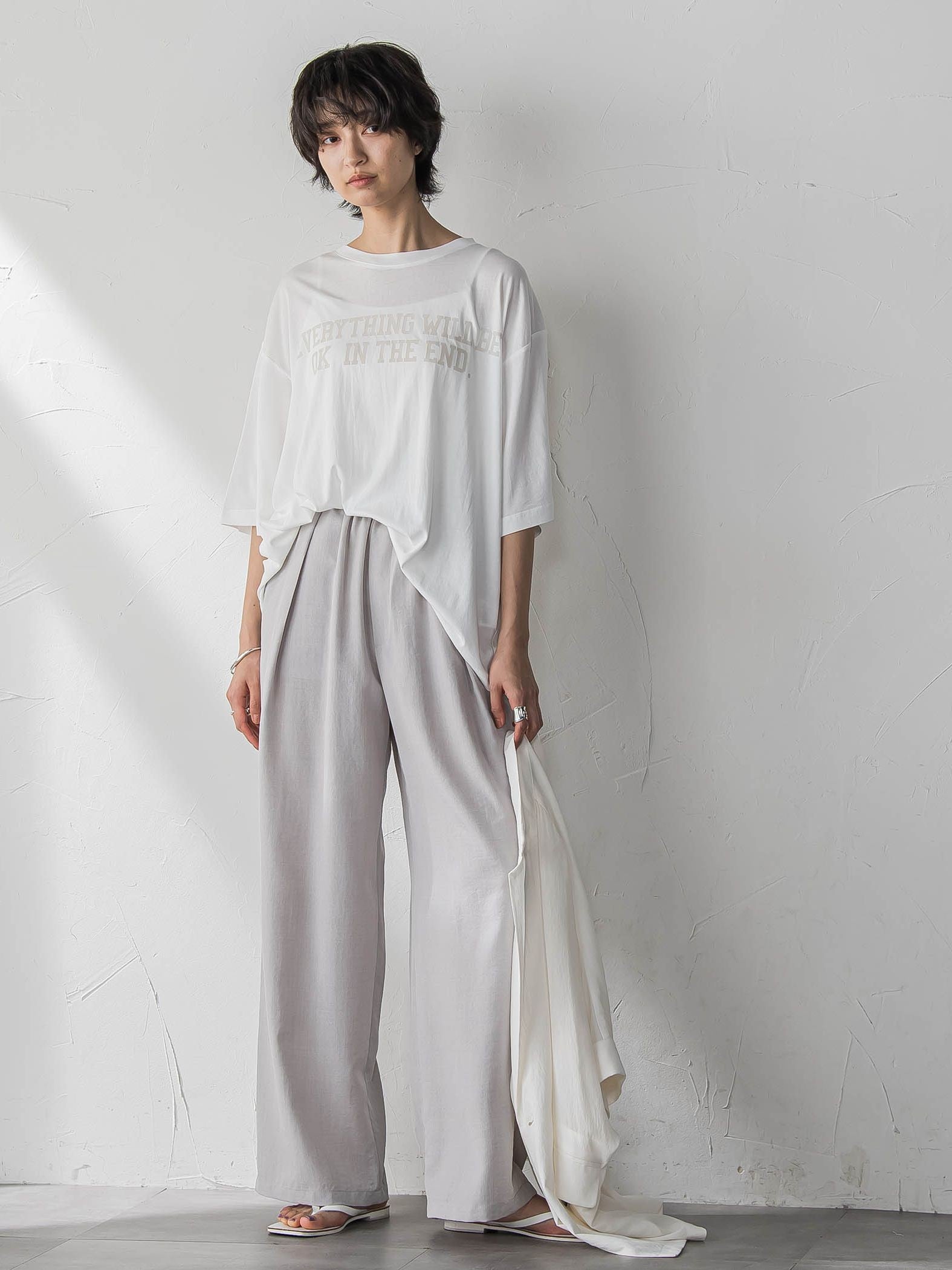 【新色追加】イージーワイドパンツ≪手洗い可能 / セットアップ対応≫