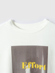 配色フォトプリントTシャツ≪手洗い可能≫