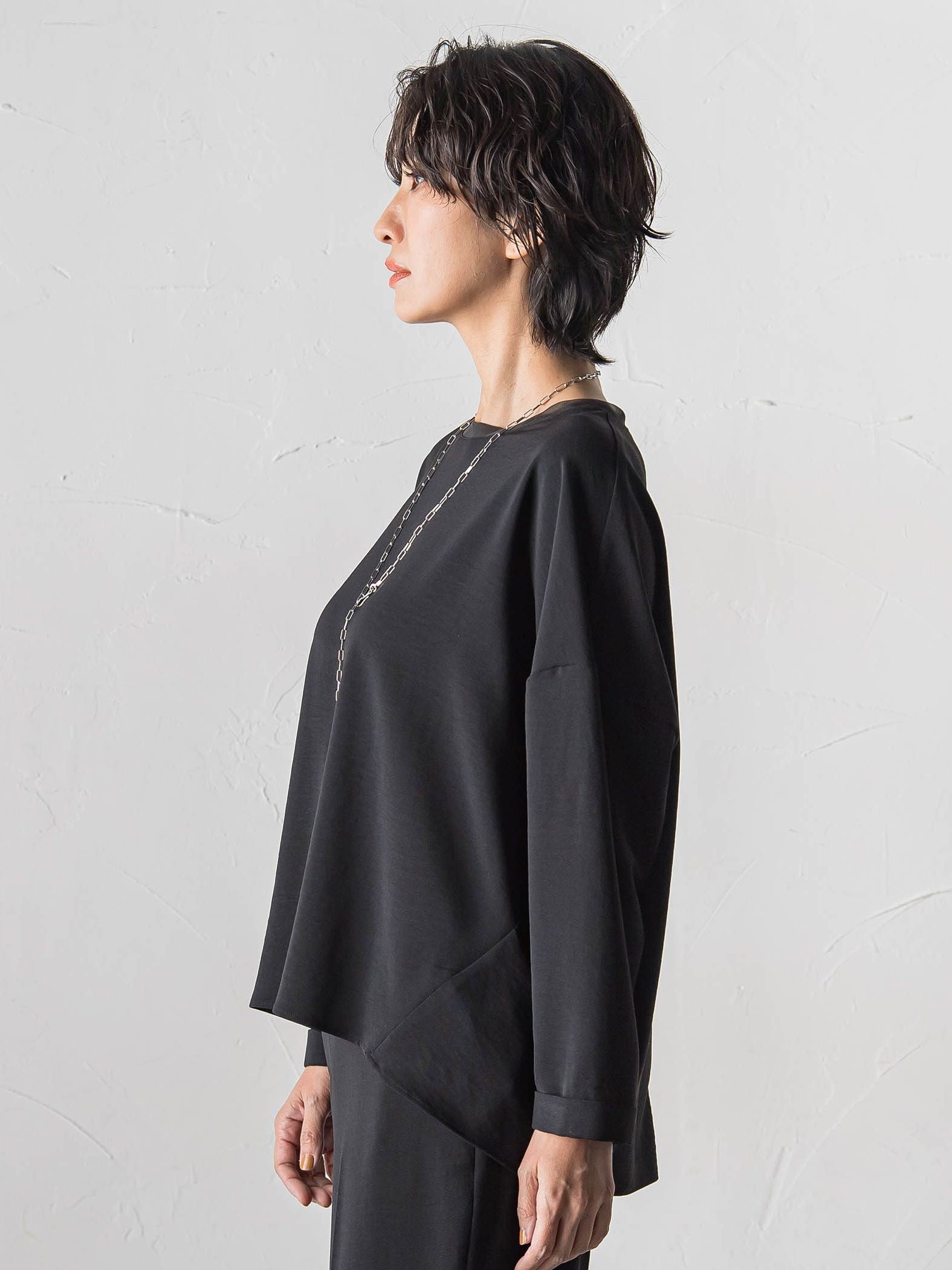 ハイストレッチカルゼブラウス