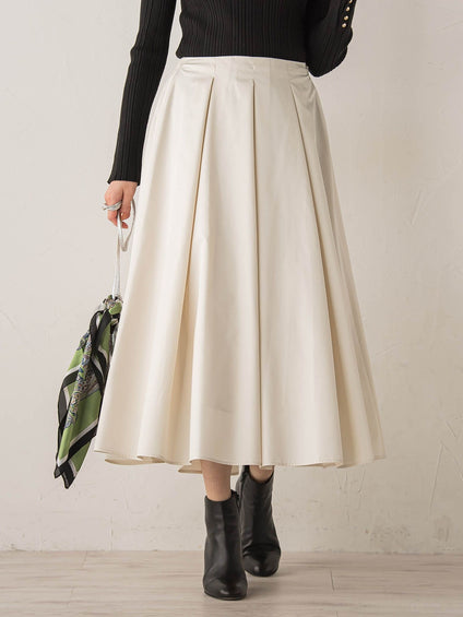 タフタタックスカート≪洗濯機で洗える≫