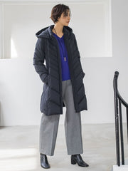 【ロング丈】ストレッチダウンコート