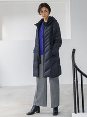 【ロング丈】ストレッチダウンコート