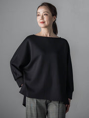 【WEB限定】”もっちり素材”ダンボールドルマンプルオーバー≪手洗い可能≫