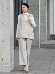 【WEB限定商品】極上の肌触りカシミヤシルクシアーカットソー