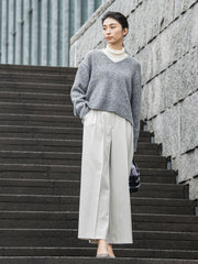 【WEB限定商品】極上の肌触りカシミヤシルクシアーカットソー