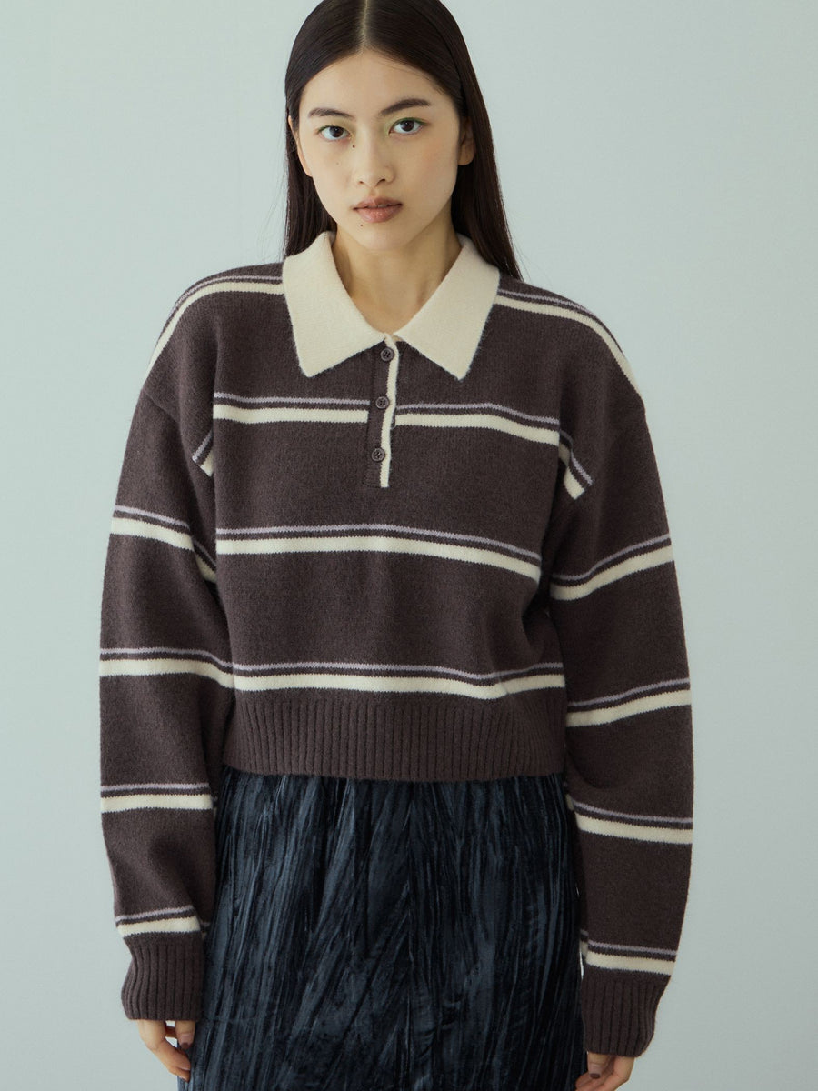 MIXボーダーポロニットプルオーバー | VICKY（ビッキー） | レディース