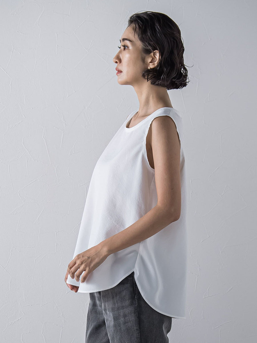 biyori】”驚くほど伸びる”シャツタンクトップ≪洗濯機で洗える≫ | la