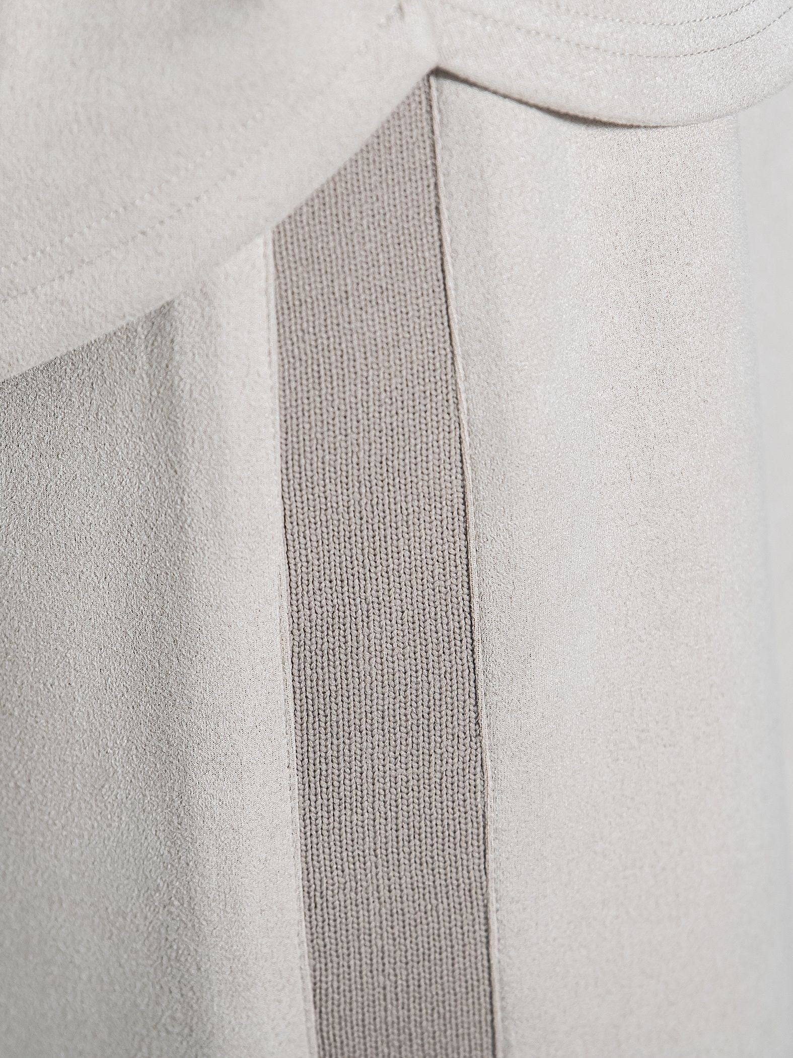 【新色追加】スウェード調×ニットスカートセットアップ≪手洗い可能≫