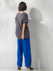【WEB限定】シェルタリングワイドパンツ≪洗濯機で洗える≫
