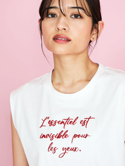 3DフロッキーノースリTシャツ≪洗濯機で洗える≫