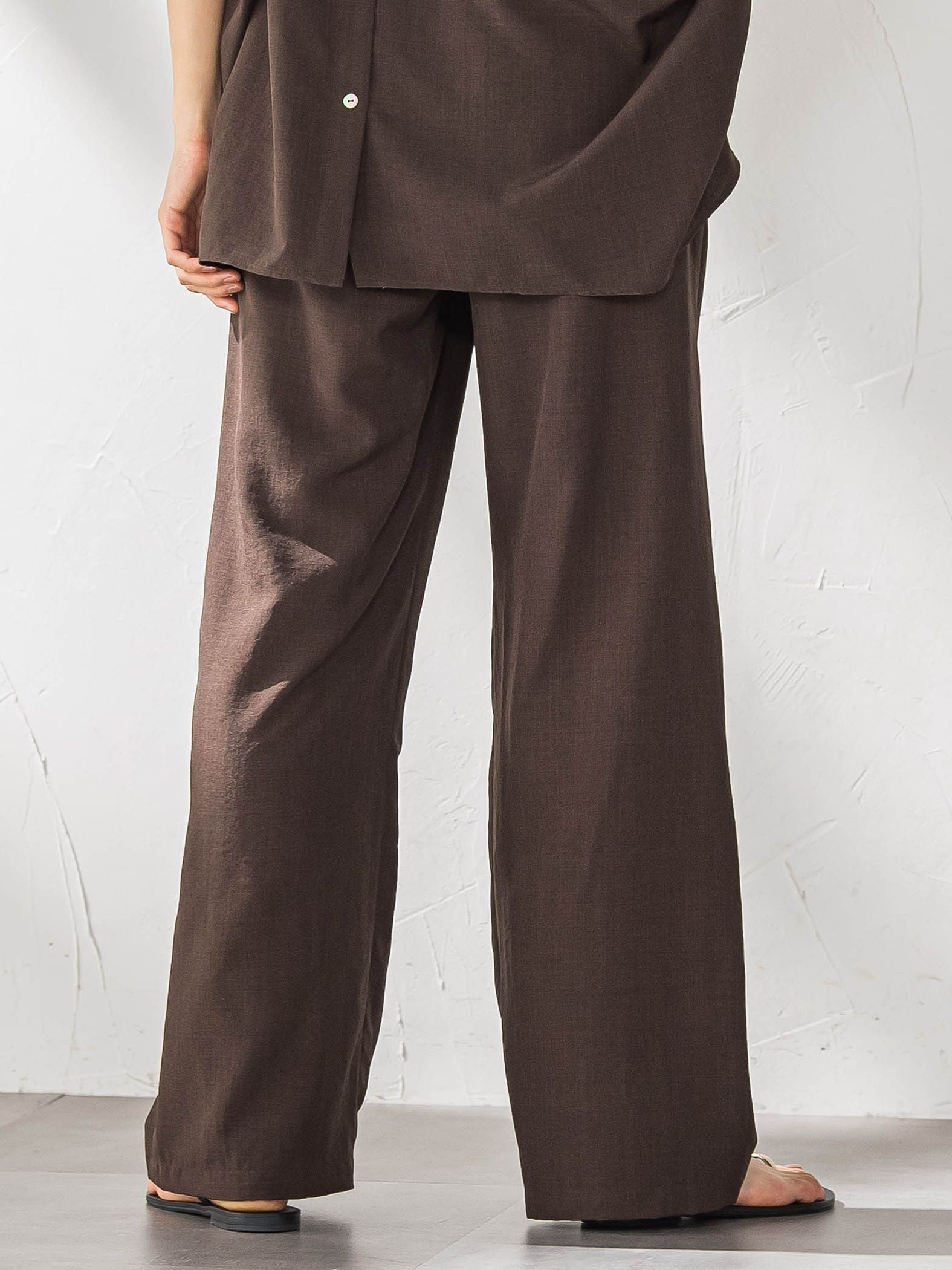 【新色追加】イージーワイドパンツ≪手洗い可能 / セットアップ対応≫