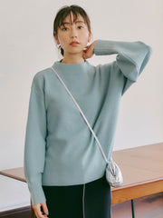 【WEB別注】ミラノリブニットプルオーバー≪手洗い可能≫