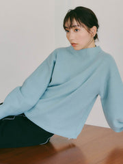 【WEB別注】ミラノリブニットプルオーバー≪手洗い可能≫