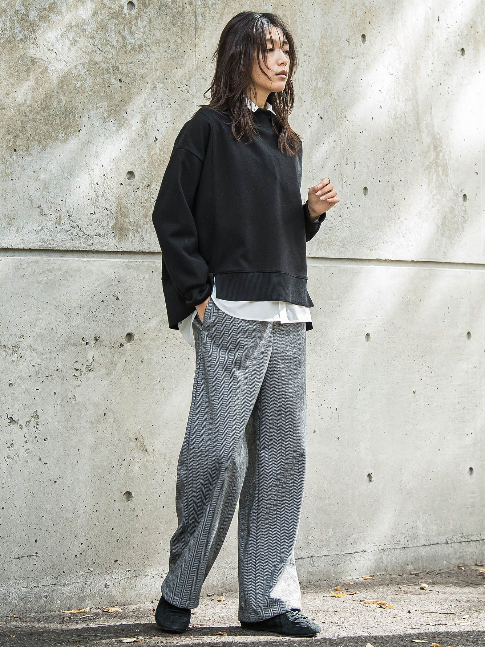 【楽・美・軽】ハイネックプルオーバー≪手洗い可能≫