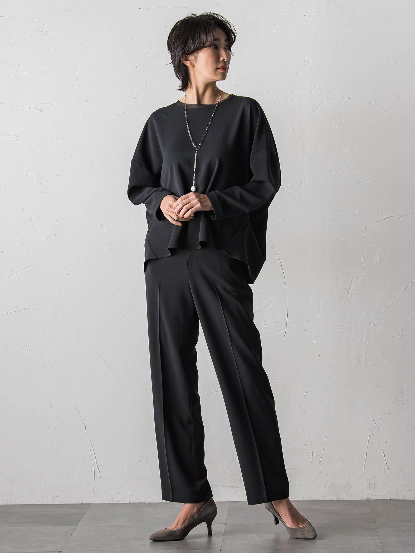 ハイストレッチカルゼブラウス