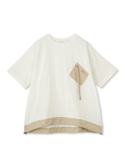 【WEB限定】配色ポケットTシャツ≪洗濯機で洗える≫