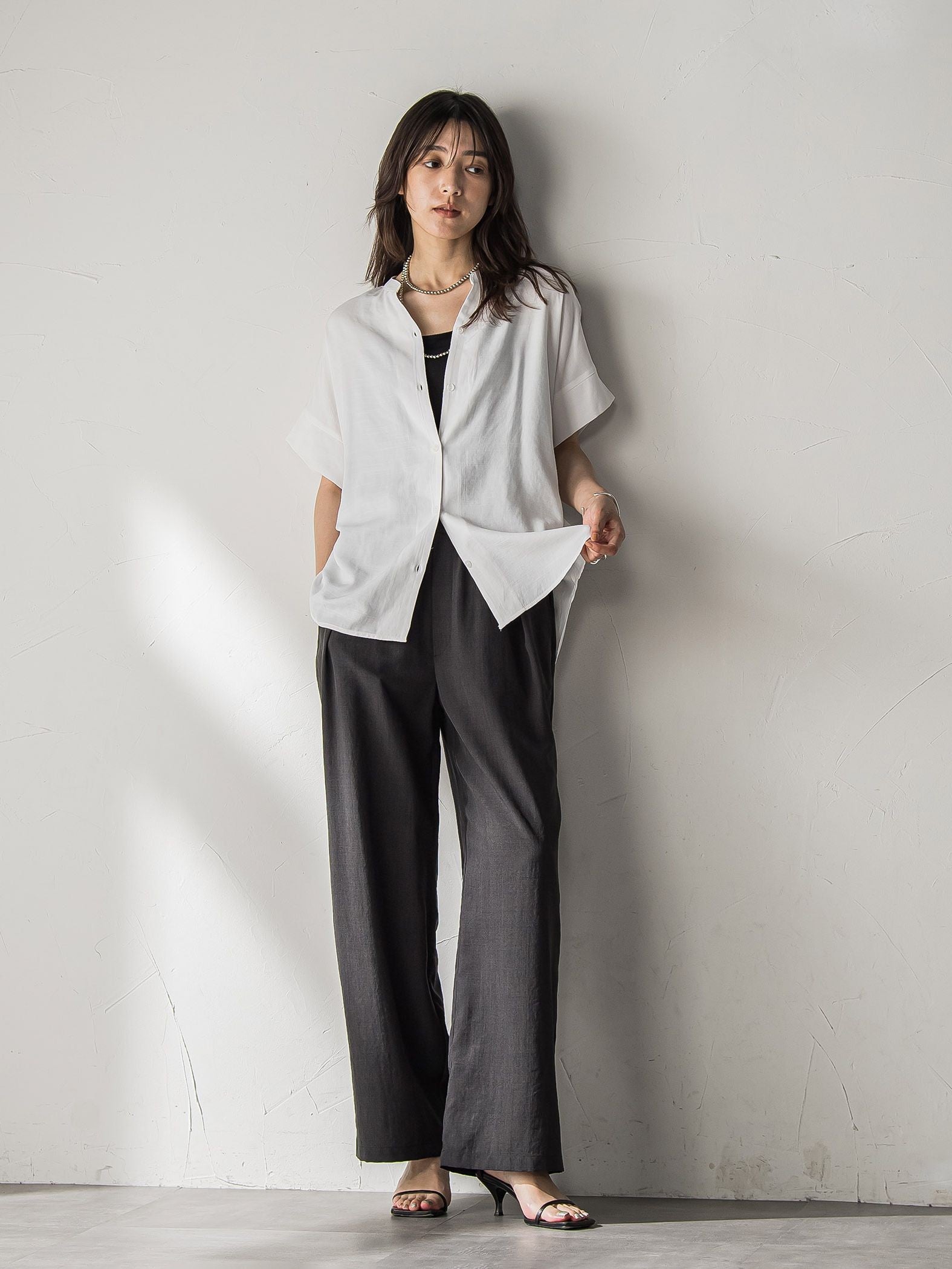 【新色追加】イージーワイドパンツ≪手洗い可能 / セットアップ対応≫