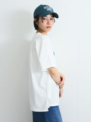 さがら刺繍ロゴTシャツ≪洗濯機で洗える≫