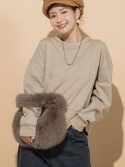 【KOREAN ITEM】ファーミニトートバッグ