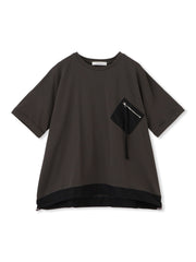 【WEB限定】配色ポケットTシャツ≪洗濯機で洗える≫