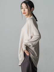 【WEB限定】≪洗えるニット/Lサイズあり≫すっきりハイネックニット