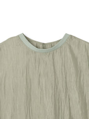 【一部店舗限定販売】シャイニーシアーコンビプルオーバー≪手洗い可能≫
