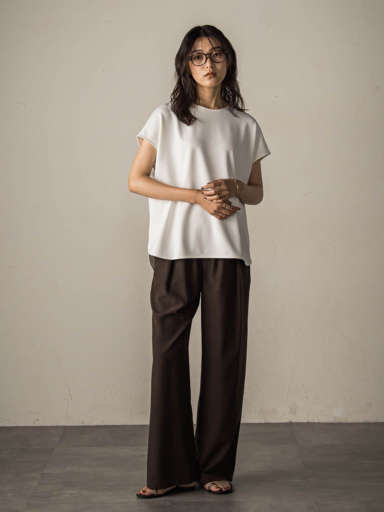 【新色追加】イージーワイドパンツ≪手洗い可能 / セットアップ対応≫