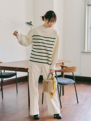 【WEB別注】ミラノリブニットプルオーバー≪手洗い可能≫