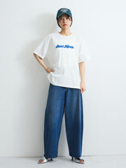 さがら刺繍ロゴTシャツ≪洗濯機で洗える≫