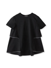 天竺バックフリルプルオーバー≪手洗い可能≫