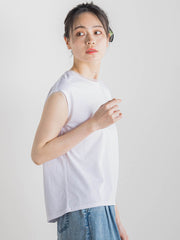 天竺シアー切替えTシャツ≪洗濯機で洗える≫