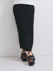 シャーリングシフォンタイトスカート≪手洗い可能≫