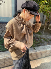 【KOREAN ITEM】コーデュロイキャスケット