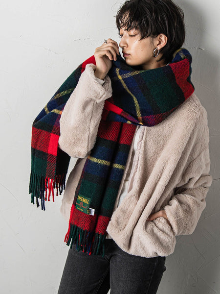 【TWEEDMILL】チェック柄ストール