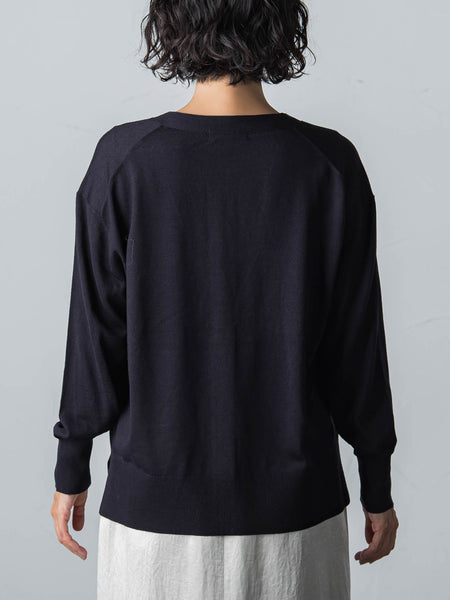 【WEB限定】【洗えるニット】さらさらウールカーディガン≪Lサイズあり≫