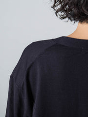 【WEB限定】【洗えるニット】さらさらウールカーディガン≪Lサイズあり≫