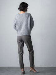 【WEB限定】≪洗えるニット/Lサイズあり≫カジュアルモヘヤニット