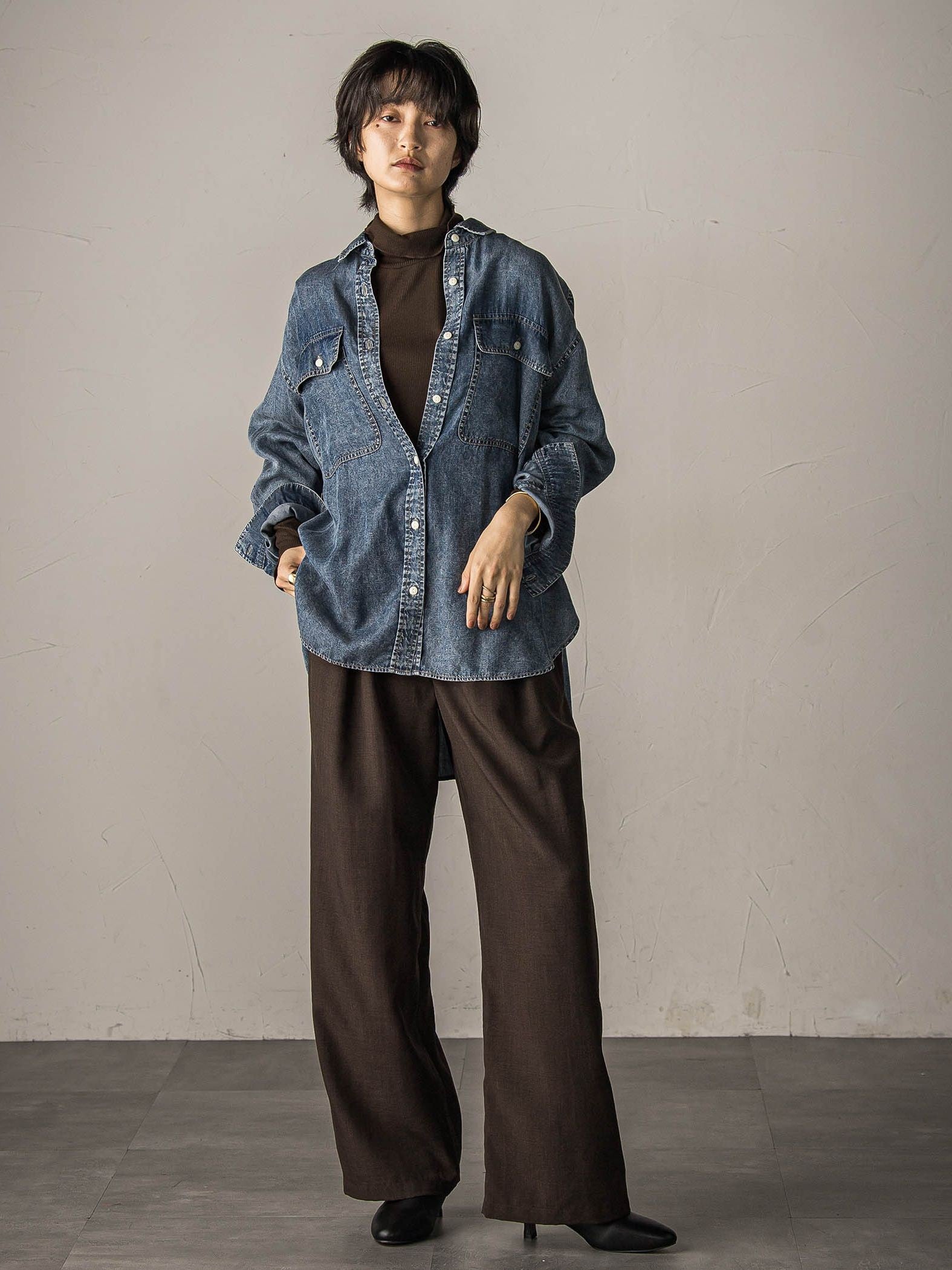 【新色追加】イージーワイドパンツ≪手洗い可能 / セットアップ対応≫