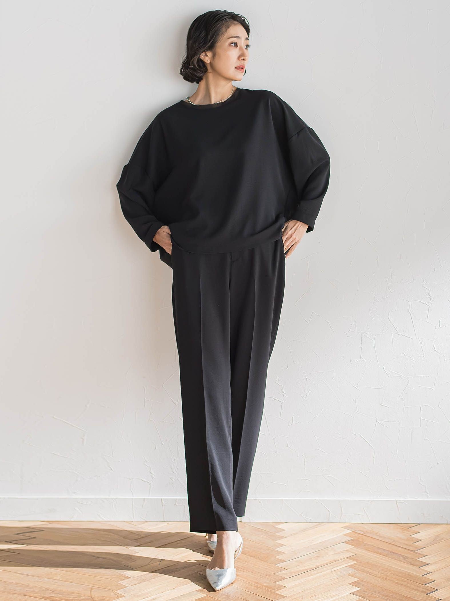 ハイストレッチカルゼブラウス