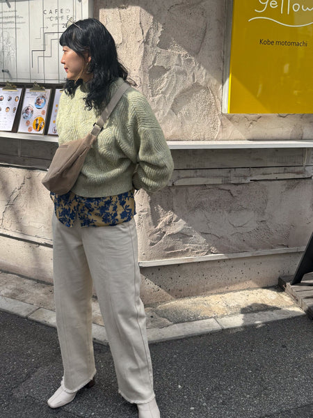 【お出かけに大活躍!】コーデュロイショルダーボディバッグ